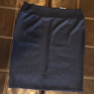 INC. pencil skirt. Navy. Size XXL. Super stretchy.